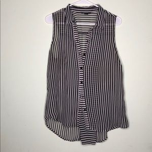 Asymmetrical Striped Shirt